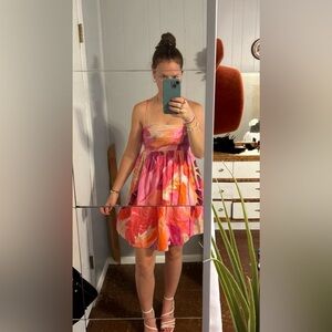 H&M Pink Flowy Dress